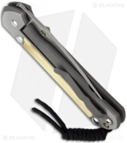 Chris Reeve Large Sebenza 21 Knife W/ Mammoth Ivory (3.625" Plain) 09/2009 -Chris Reeve Knives Shop chris reeve large sebenza 21 mammoth ivory gold side