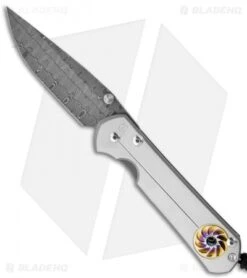 Chris Reeve Large Sebenza 21 Knife Unique Graphic (Basketweave Damascus) 7/13