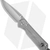 Large Sebenza 21 Unique Graphic Reverse Silver Contrast W/ Hematite Inlay
