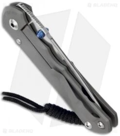 Chris Reeve Large Sebenza 21 Knife W/ Double Thumb Lug (3.625" Stonewash) -Chris Reeve Knives Shop chris reeve large sebenzas 21 unique graphic double thumb stud blue