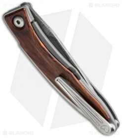 Chris Reeve Mnandi Folding Knife Cocobolo (2.75" Ladder Damascus) -Chris Reeve Knives Shop chris reeve mnandi cocobolo ladder side cm