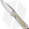 Chris Reeve Small Sebenza 21 Knife Gold Leaf CGG (2.94" Plain)