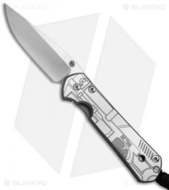 Chris Reeve Small Sebenza 21 Knife CGG Side Arm (3.625" Satin)