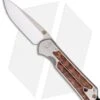 Chris Reeve Small Sebenza 21 Knife W/ Snakewood Inlay (2.94" Plain)
