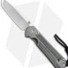 Chris Reeve Small Sebenza 21 Tanto Knife W/ Micarta Inlays (2.94" Stonewash)