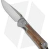 Chris Reeve Small Sebenza 21 Knife W/ Mammoth Bark Inlay (2.94" Plain)
